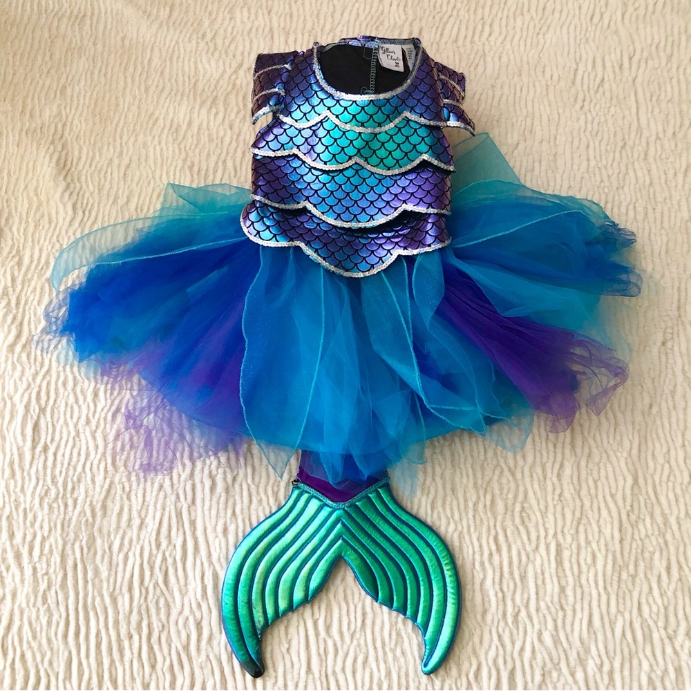 🎃Sparkling Sea Princess Mermaid Costume - Girls -size 5/6